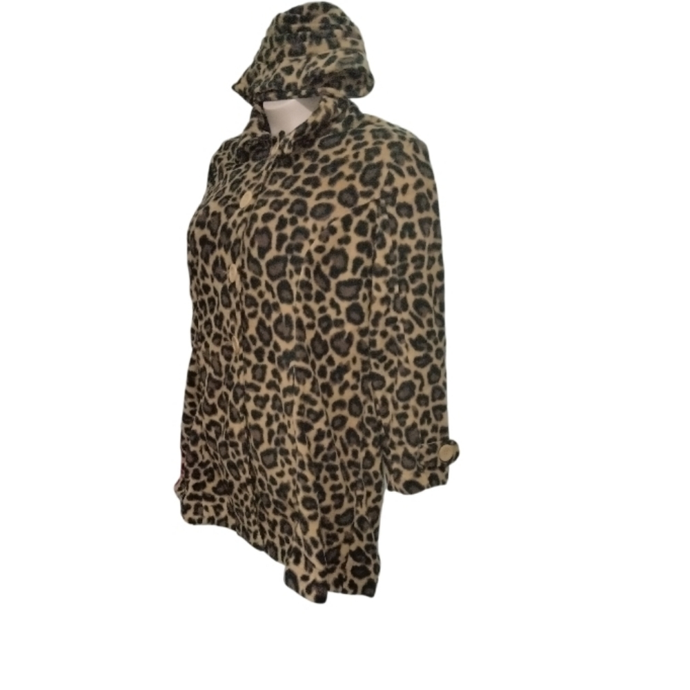 Animal print jacket set